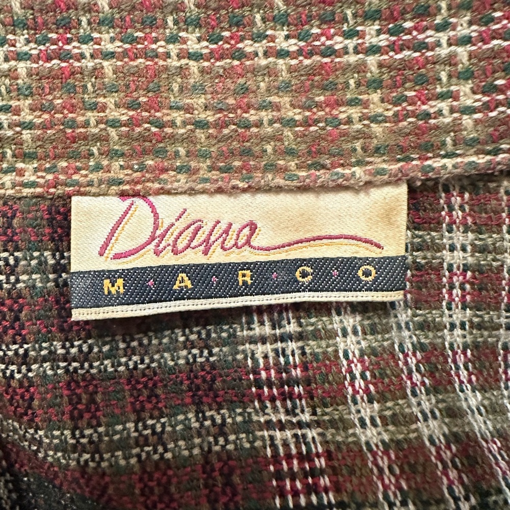 Plaid Double-Breasted Women's Jacket - Picture 8 of 9